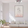 Oprawa Sufitowa Spot FLOWER Biały Różowy 3xGU10 Plafon * Luminex Sale