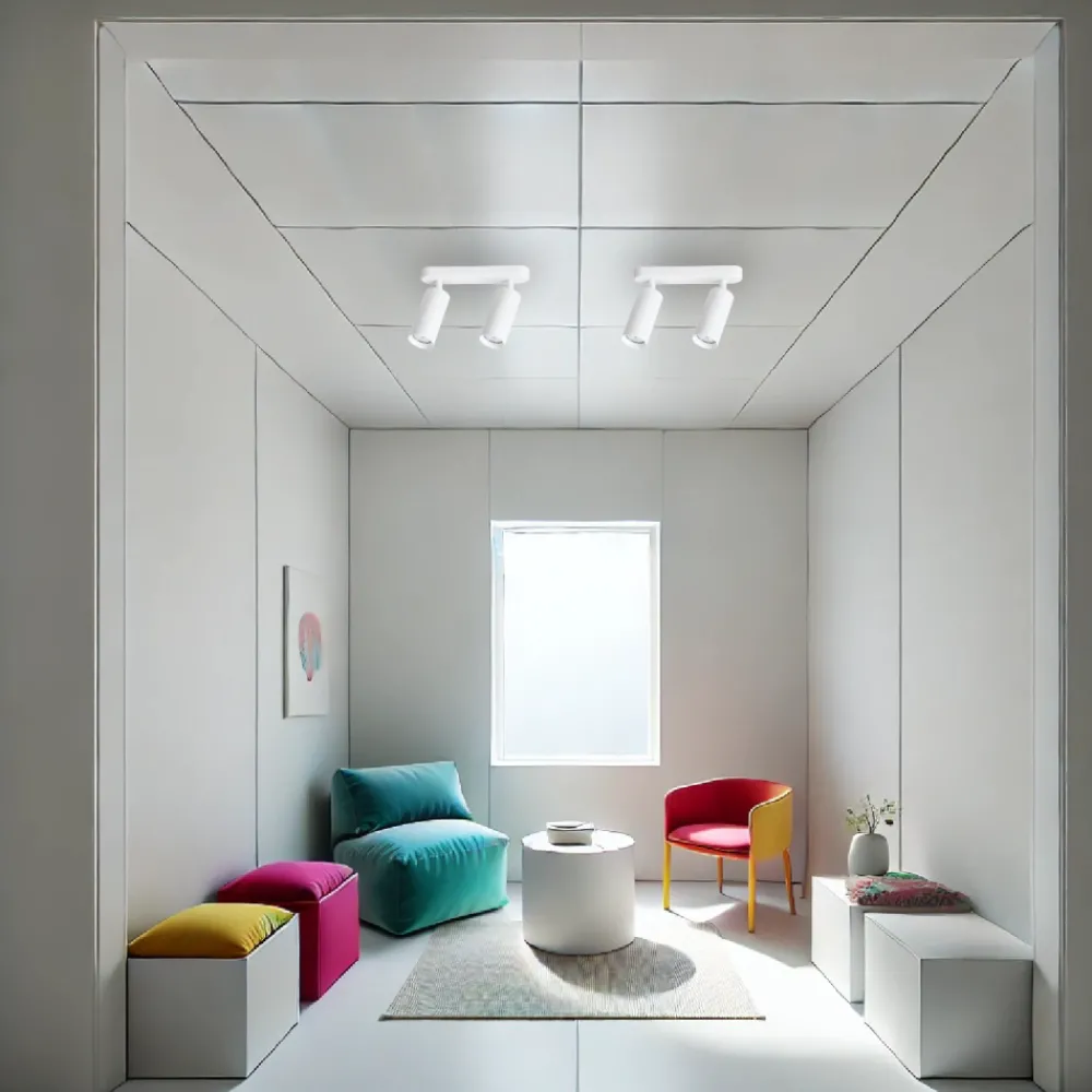Oprawa sufitowa Spot MICA Biały 2xGU10 * Eko-light Best