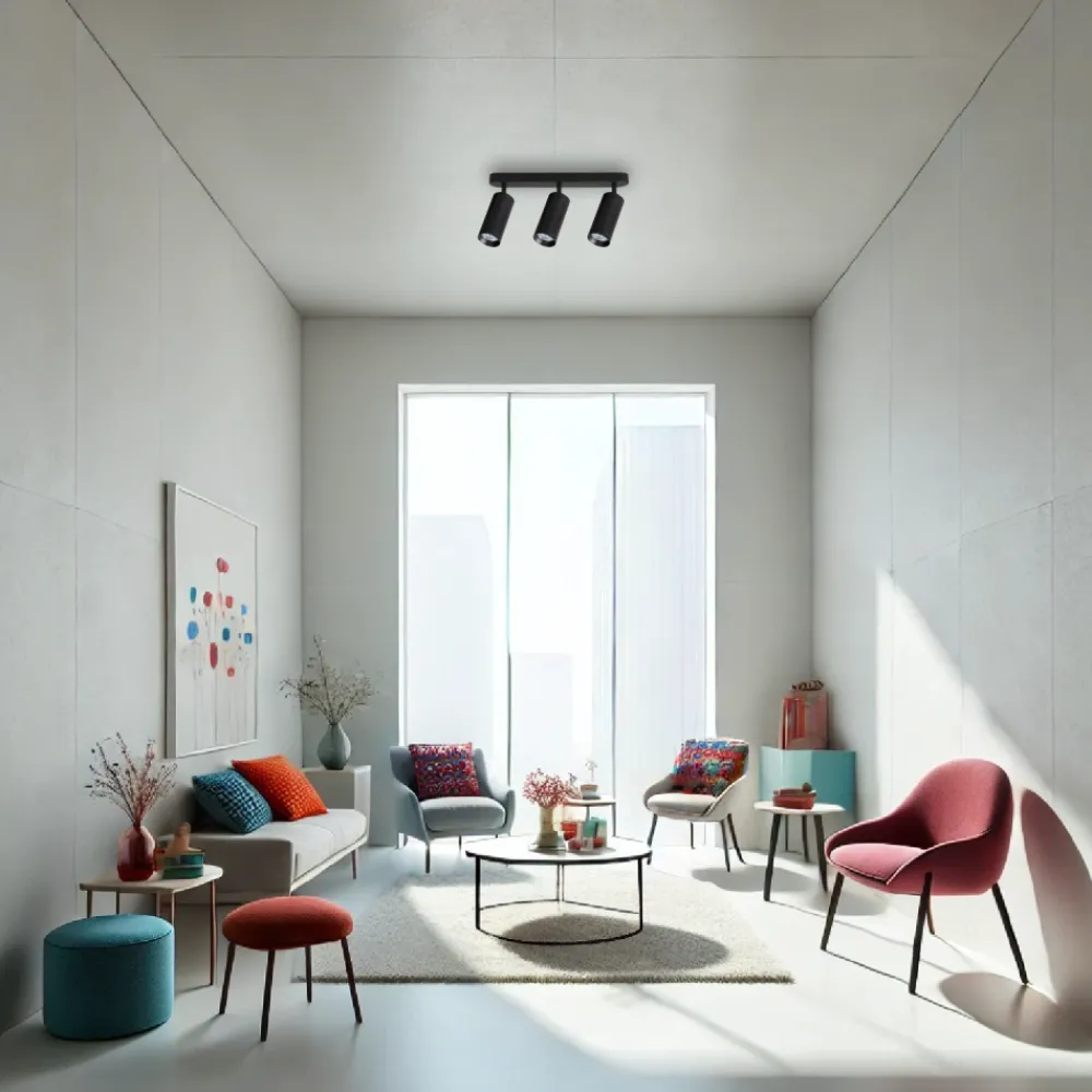 Oprawa sufitowa Spot MICA Czarny 3xGU10 * Eko-light Outlet