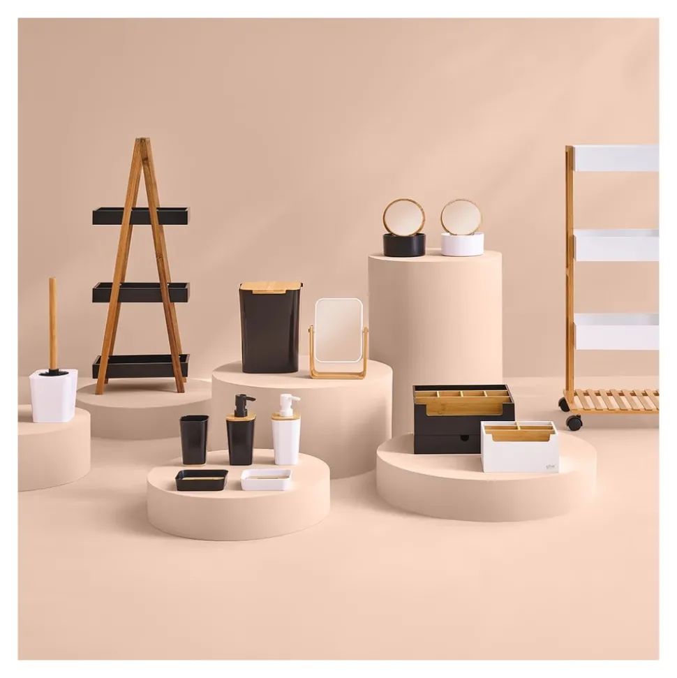Organizer z 5 przegródkami Natureo White