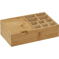Organizer z lusterkiem bambusowy