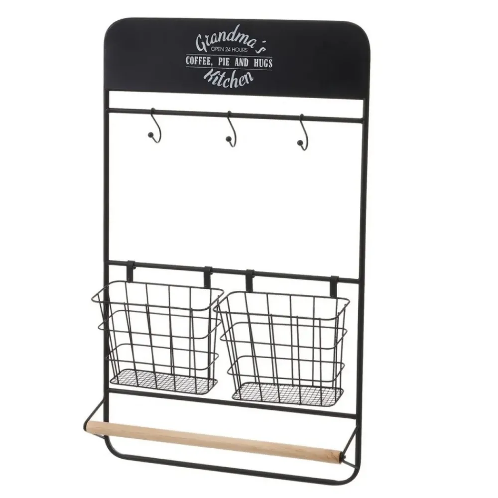 Organizer ścienny kuchenny Loft 61 cm * HowHomely New