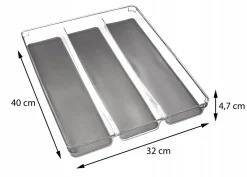 Organizer na sztućce 3 przegrody 40x32cm * 5five Simply Smart Clearance
