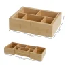 Organizer rozsuwany bambusowy 24x17x7 cm * HowHomely