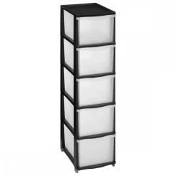 Organizer z 5 szufladami czarny 98,5 cm * 5five Simply Smart Clearance