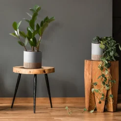 Osłonka ceramiczna MILI2 szara 18 cm * EUROFIRANY B.B. Choczyńscy Sp.J. Outlet