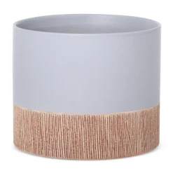 Osłonka ceramiczna MILI2 szara 18 cm * EUROFIRANY B.B. Choczyńscy Sp.J. Outlet