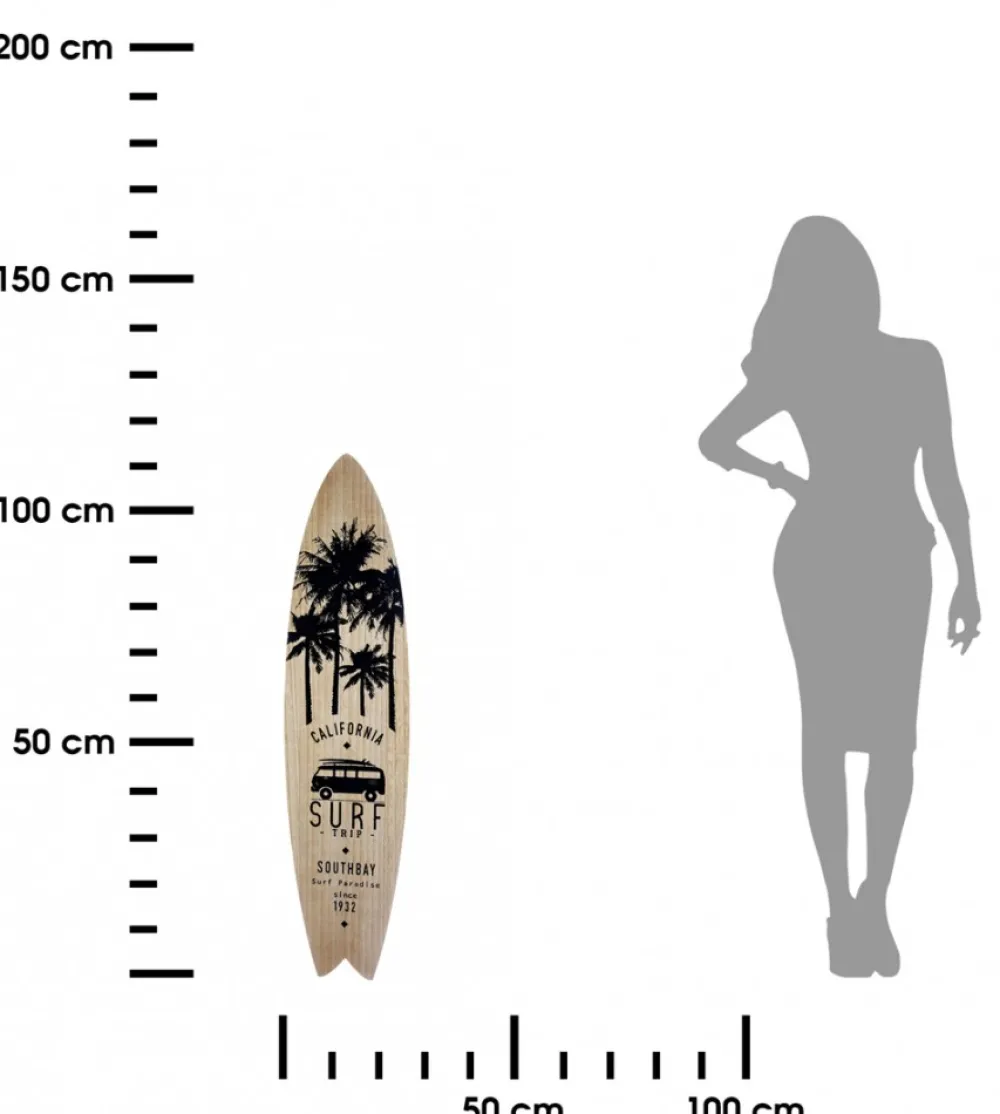 Ozdoba ścienna Surf Board czarna * Atmosphera