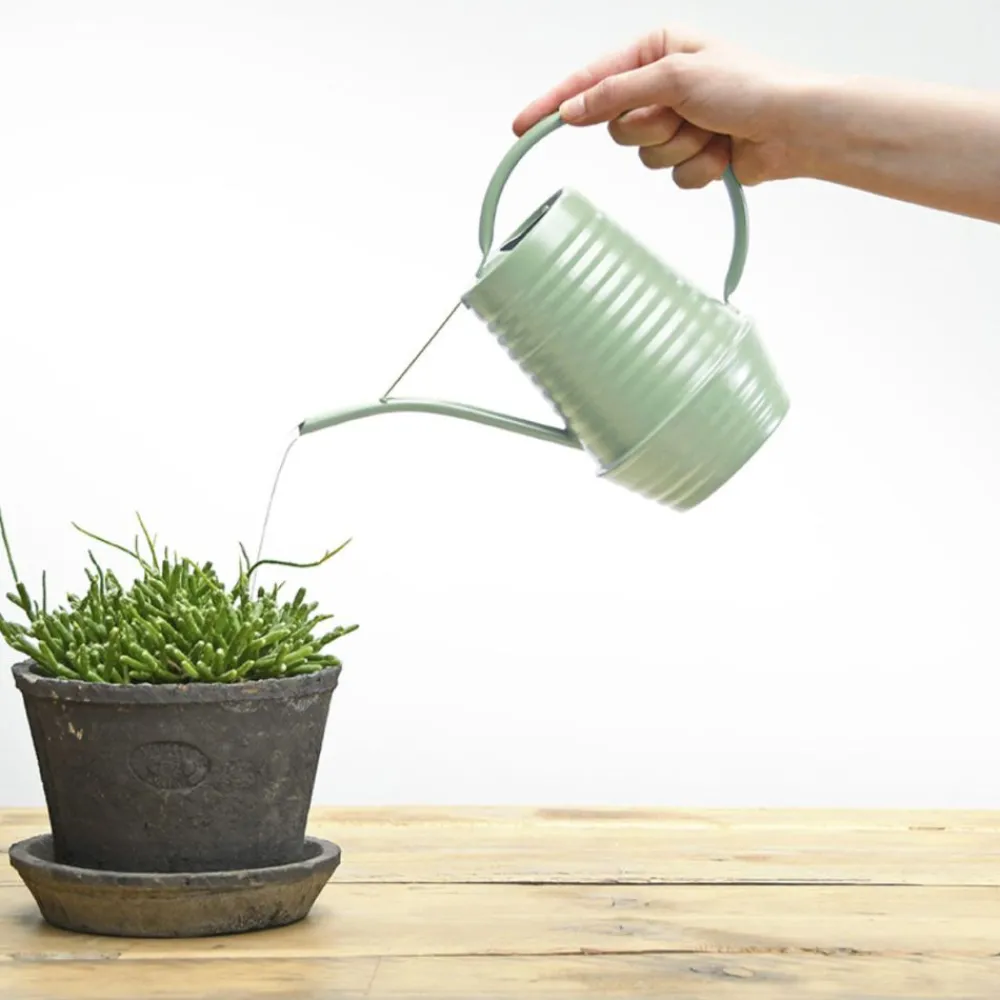 Ozdobna konewka seledynowa 1L * Esschert Design Sale