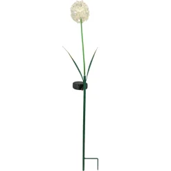 Ozdobny kwiat LED na patyku biały h70 cm * Exner GmbH Best