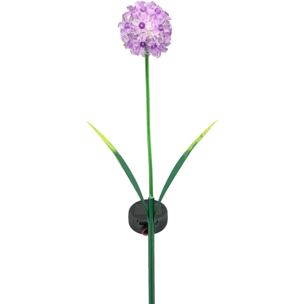 Ozdobny kwiat LED na patyku liliowy h70 cm * Exner GmbH Best