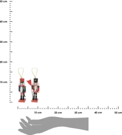 Ozdoby świąteczne Nutcracker 2 szt * H&S Decoration Hot