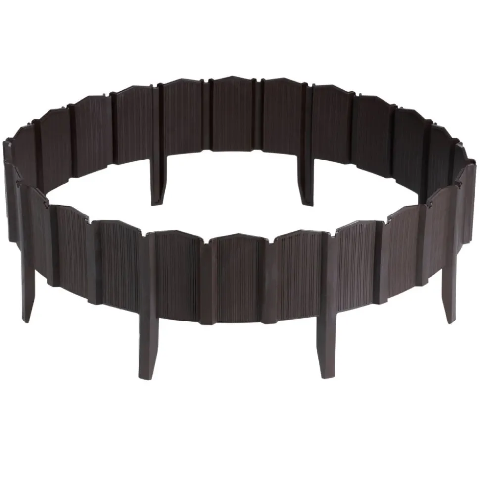 Palisada ogrodowa Garden Linea brąz 78,5x0,8xh10,5 cm