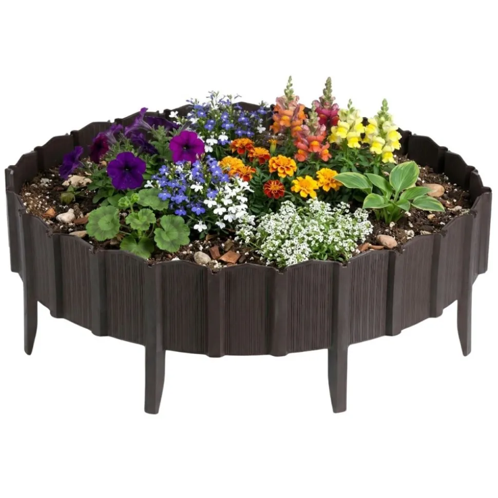 Palisada ogrodowa Garden Linea brąz 78,5x0,8xh10,5 cm
