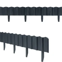 Palisada ogrodowa Garden Linea antracyt 78,5x0,8xh10,5 cm