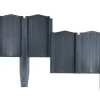 Palisada ogrodowa Garden Linea antracyt 3,9 m zestaw 5 szt * HowHomely Discount