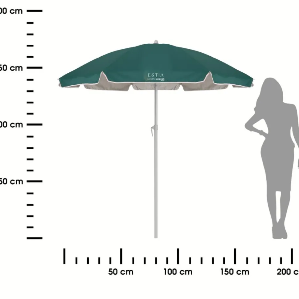 Parasol plażowy 1,8 m Teal Green