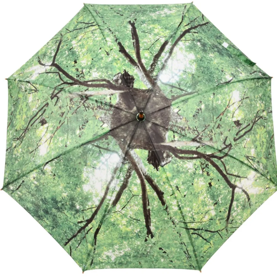 Parasolka z nadrukiem liści - korona drzewa 120 cm