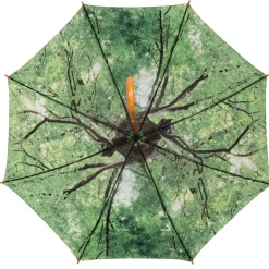 Parasolka z nadrukiem liści - korona drzewa 120 cm