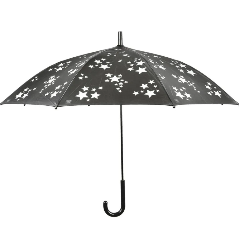 Parasolka czarna w gwiazdki 87,5 cm * Esschert Design Hot