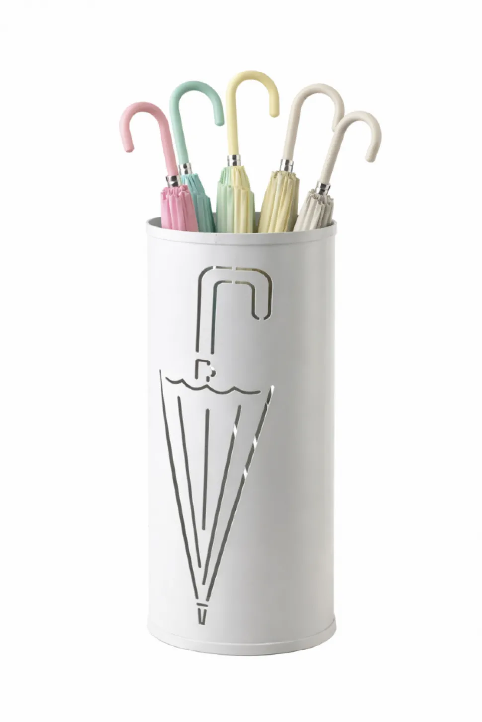 Parasolnik Cedric White 49,5 cm