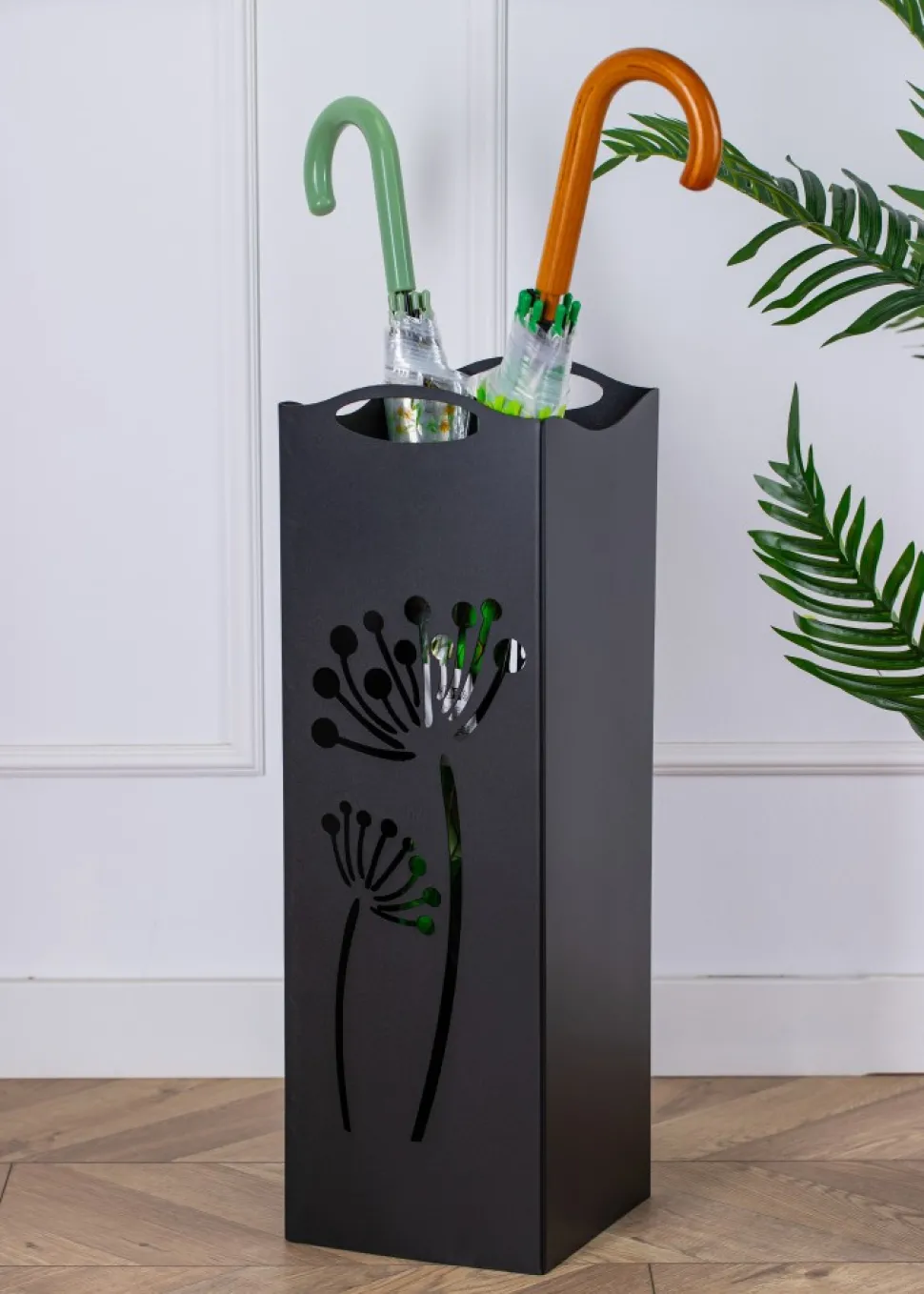 Parasolnik metalowy 60 cm wzór dmuchawiec LOFT