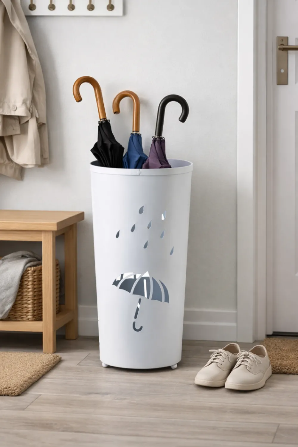 Parasolnik Cedric Rain White 45,5 cm * Mondex