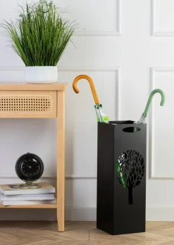Parasolnik metalowy 60 cm wzór drzewo LOFT * HowHomely Clearance