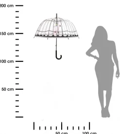 Parasol transparentny klatka dla ptaków * Esschert Design New