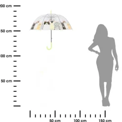 Parasol transparentny Kotki 86,5 cm * Esschert Design New