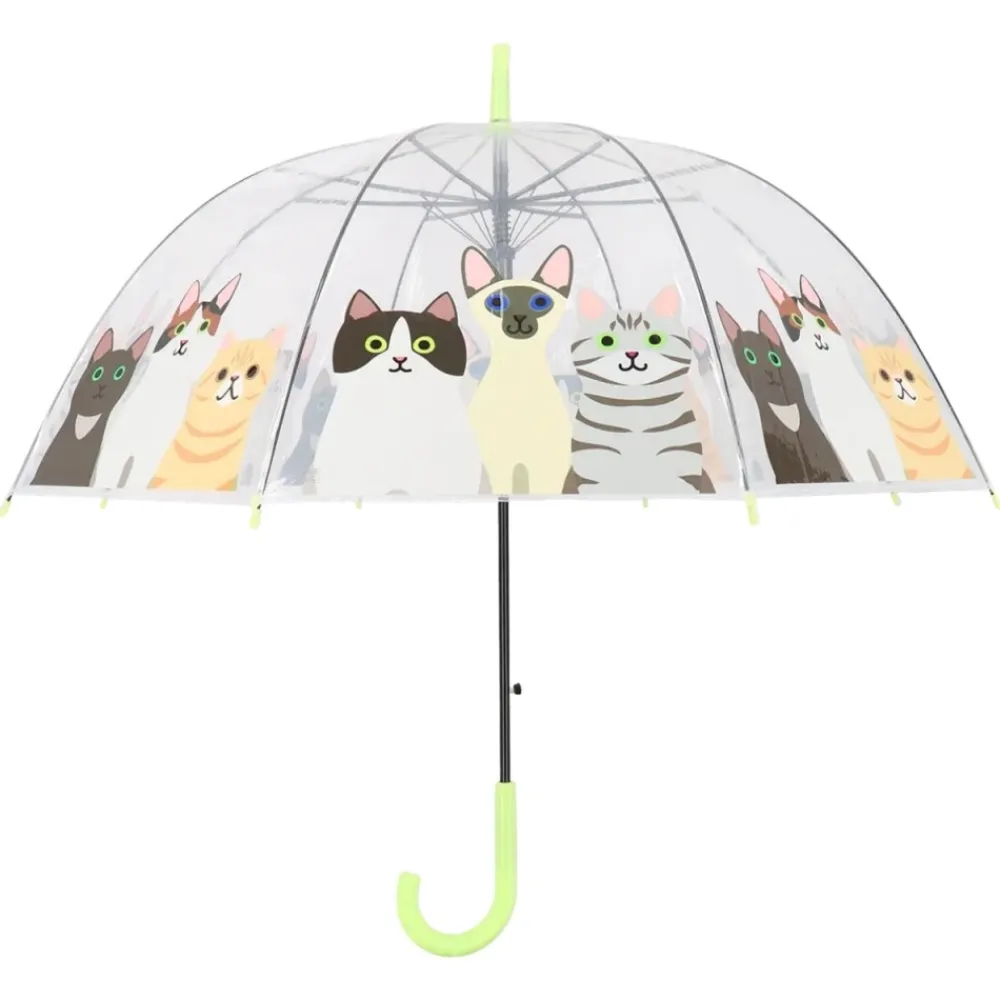 Parasol transparentny Kotki 86,5 cm * Esschert Design New