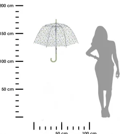 Parasol transparentny pszczoły 83 cm * Esschert Design Hot