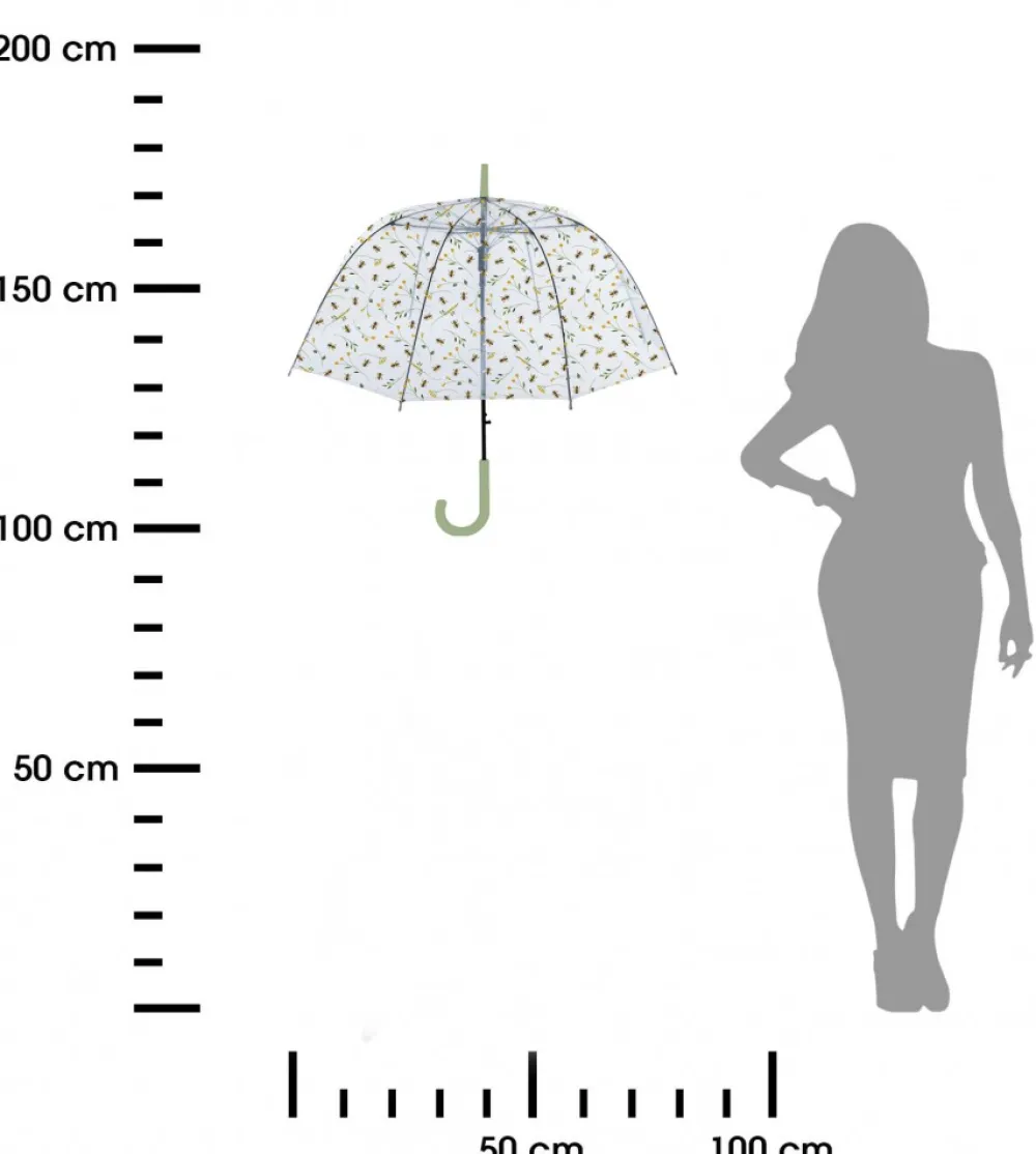 Parasol transparentny pszczoły 83 cm * Esschert Design Hot