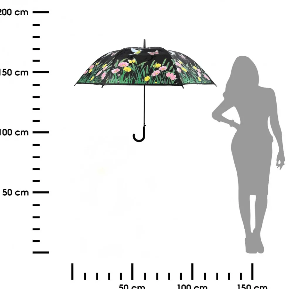 Parasol zmieniający kolory Kwiecista łąka 116 cm * Esschert Design Discount