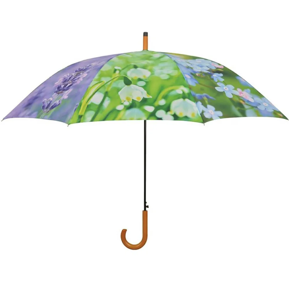 Parasol z nadrukiem w kwiaty 123,5 cm * Esschert Design Clearance