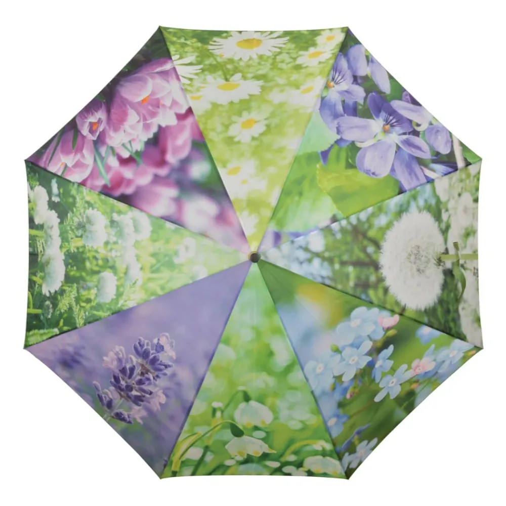 Parasol z nadrukiem w kwiaty 123,5 cm * Esschert Design Clearance