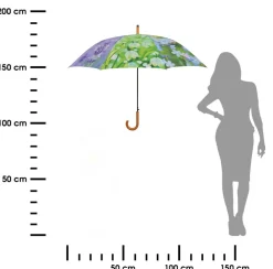 Parasol z nadrukiem w kwiaty 123,5 cm * Esschert Design Clearance