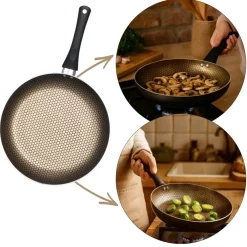 Patelnia 22 cm z powłoką plastra miodu * KINVARA Outlet