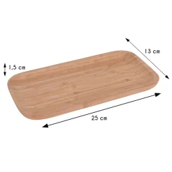Patera bambusowa do serwowania 25x13 cm