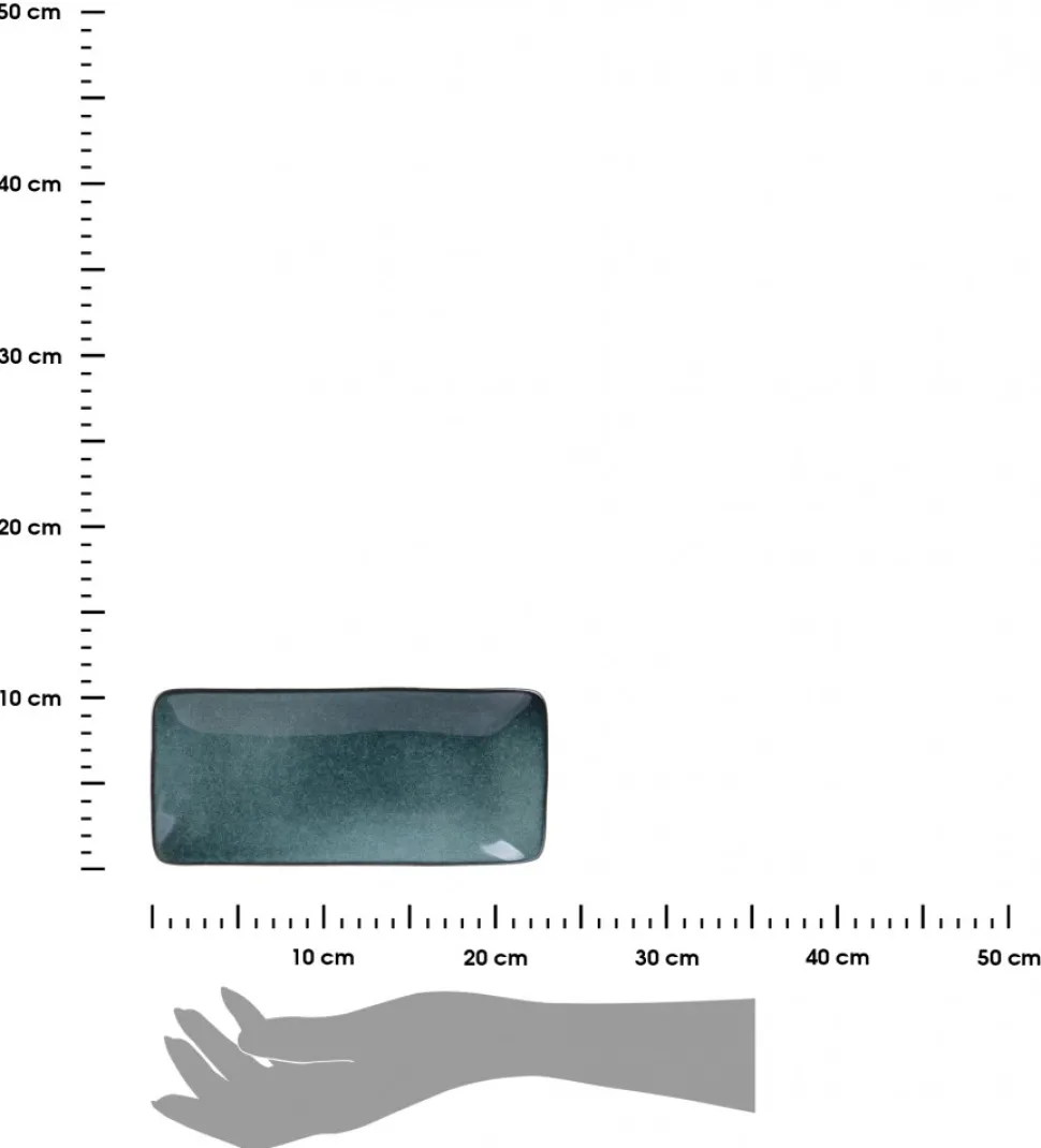 Patera ceramiczna Aurora 10x22 cm