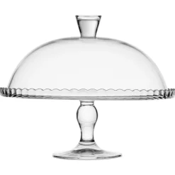 Patera szklana Lara z kloszem 32 cm