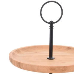 Patera na ciasto 2 poziomy bambus * Excellent Houseware New