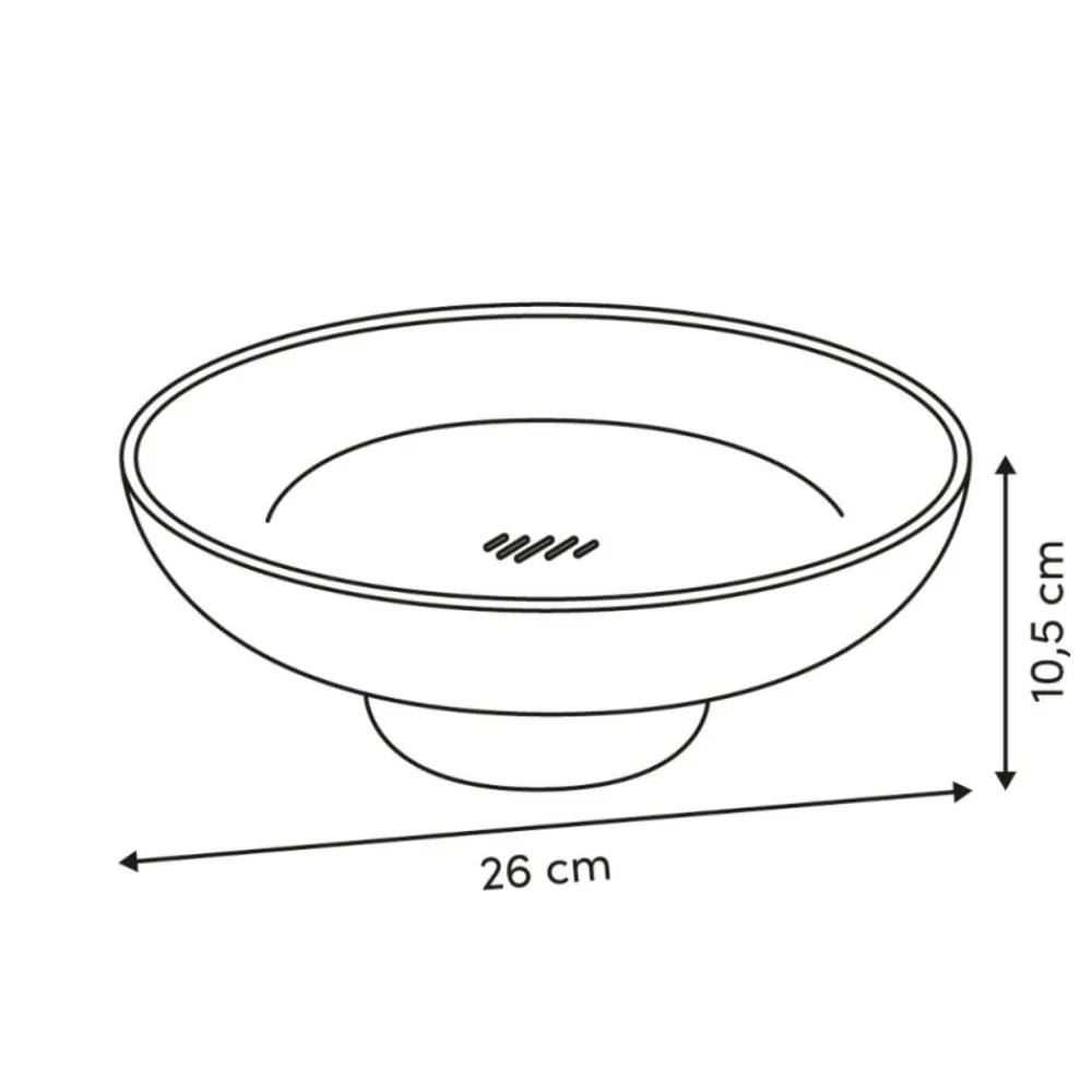 Patera na owoce Poly 26 cm beżowa * 5five Simply Smart Outlet