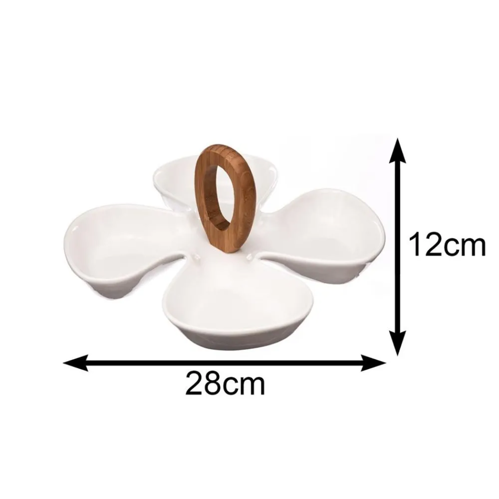 Patera na przekąski porcelanowa * Secret de Gourmet Hot