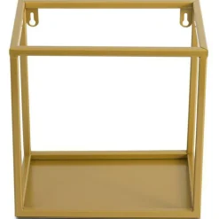 Półka wisząca ścienna metal złota 24 cm GLAM