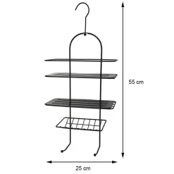 Półka łazienkowa metalowa wisząca * Bathroom Solutions Outlet