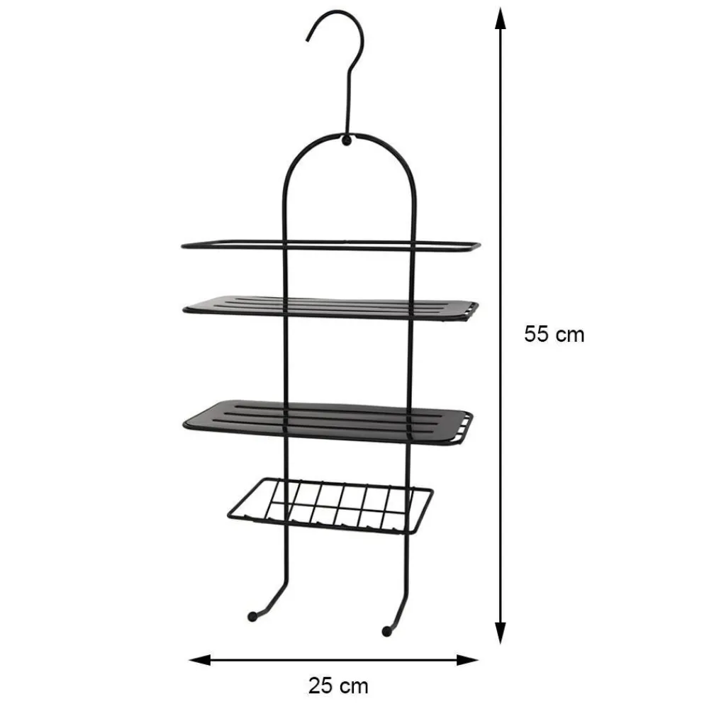 Półka łazienkowa metalowa wisząca * Bathroom Solutions Outlet