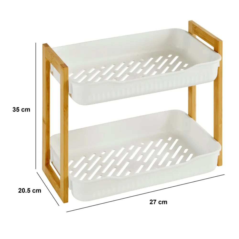 Półka łazienkowa 2-poziomowa Natureo2 * 5five Simply Smart New