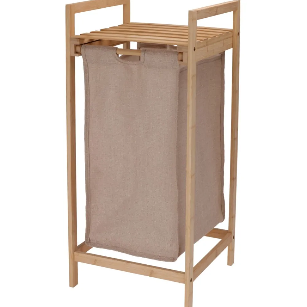 Półka łazienkowa z koszem na pranie h73x33x33 cm * Bathroom Solutions Best