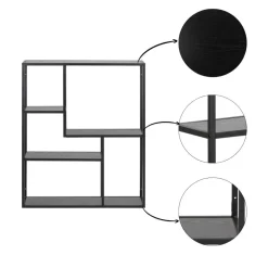 Półka ścienna Seaford czarny jesion * Actona Online